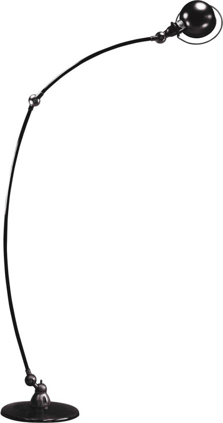 Loft C1260 buegulvlampe, svart