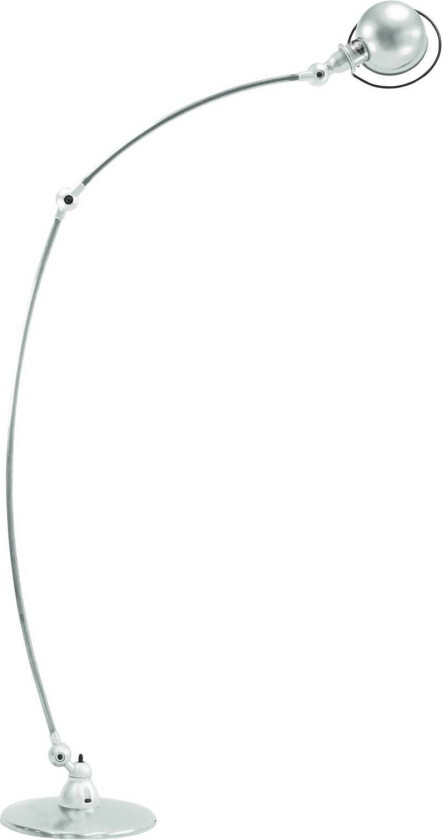 Loft C1260 buegulvlampe, hvit