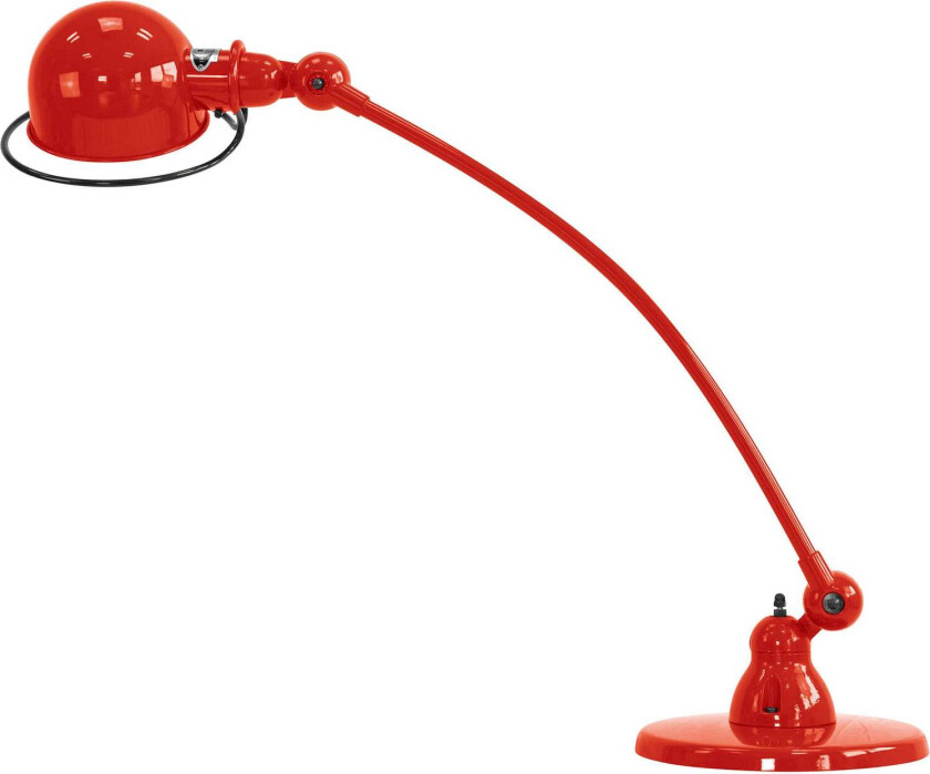 Loft C6000 bordlampe, buet, rød