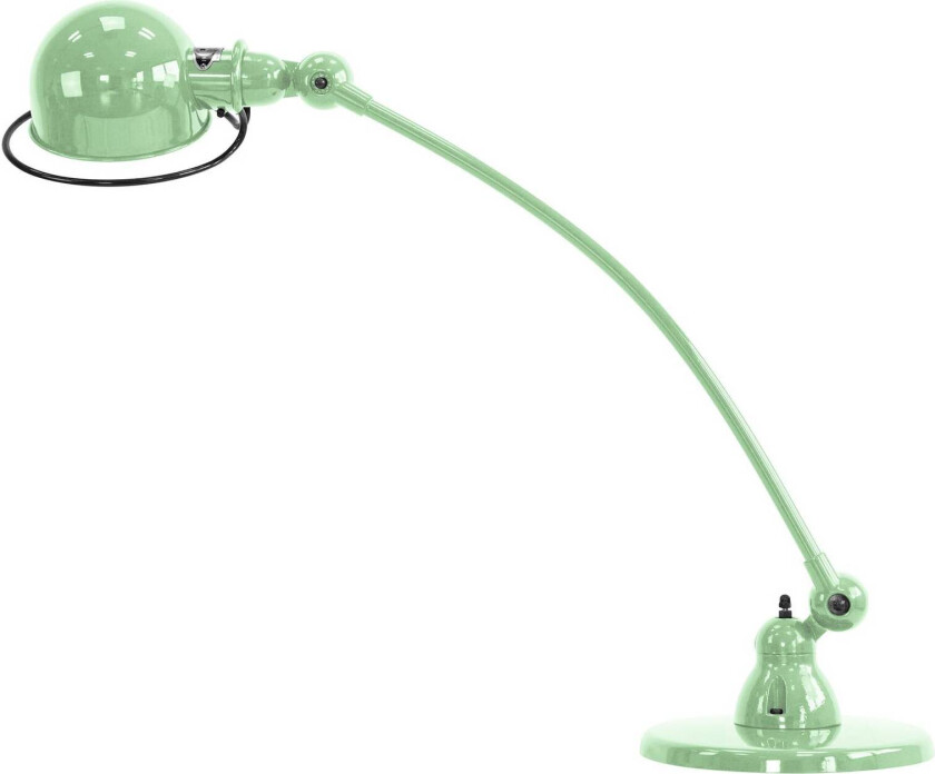 Loft C6000 bordlampe, bøyd, mintgrønn
