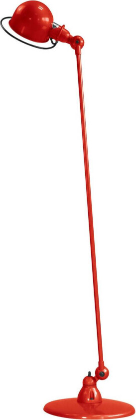 Loft D1200 gulvlampe, justerbar, rød