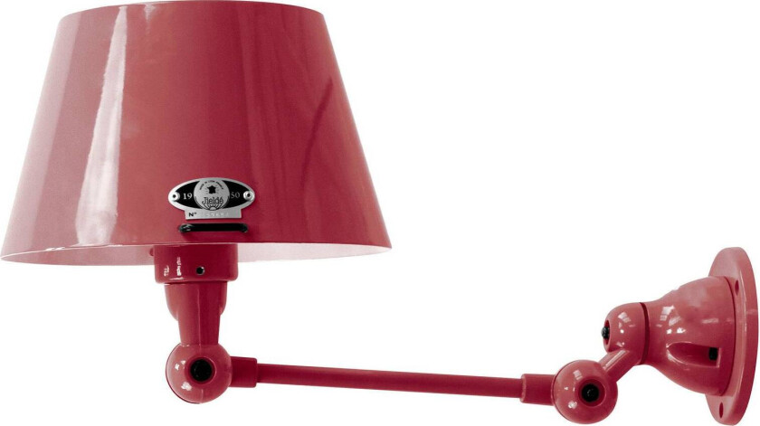Aicler AID701 vegglampe med ledd, burgunder