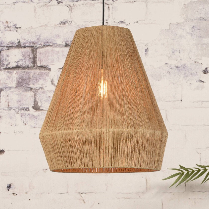 GOOD & MOJO Iguazu hengelampe kjegle natur Ø40cm