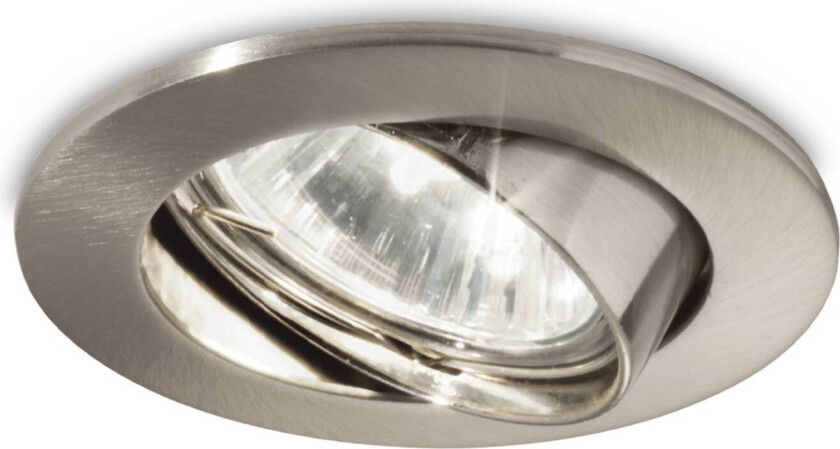 Downlight Swing, rund, GU10 dreibar, nikkel