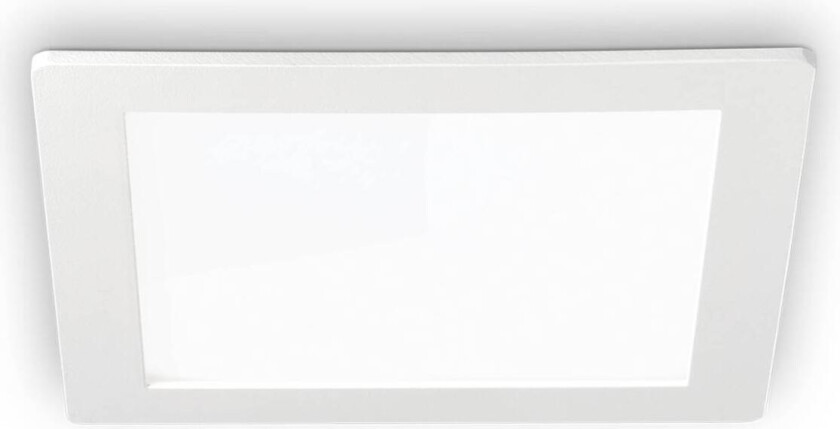 LED-taklampe Groove square 11,8x11,8 cm