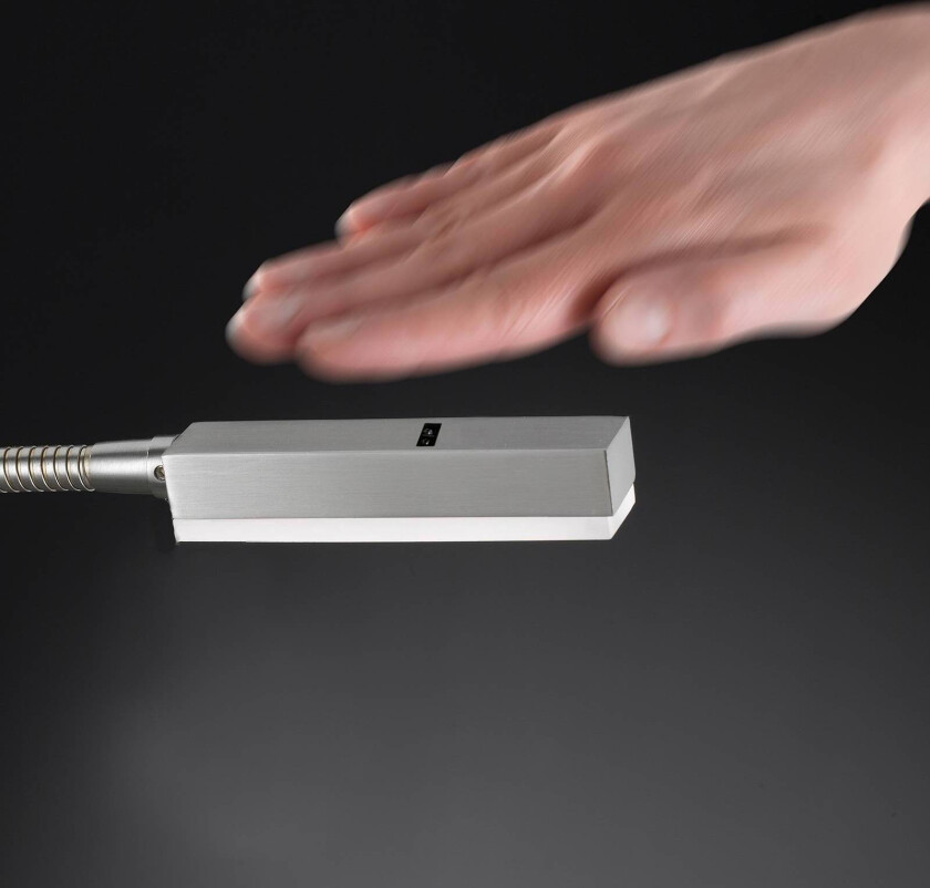 LED-vegglampe Raik med bevegelsesstyring, alu