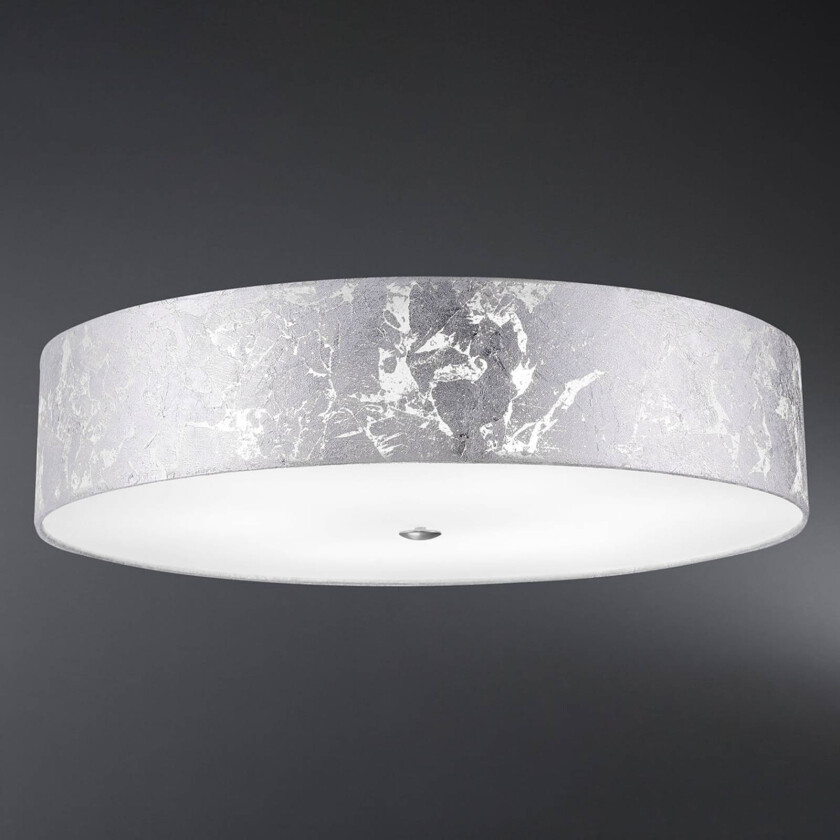 Loop - taklampe, skjerm med bladsølv