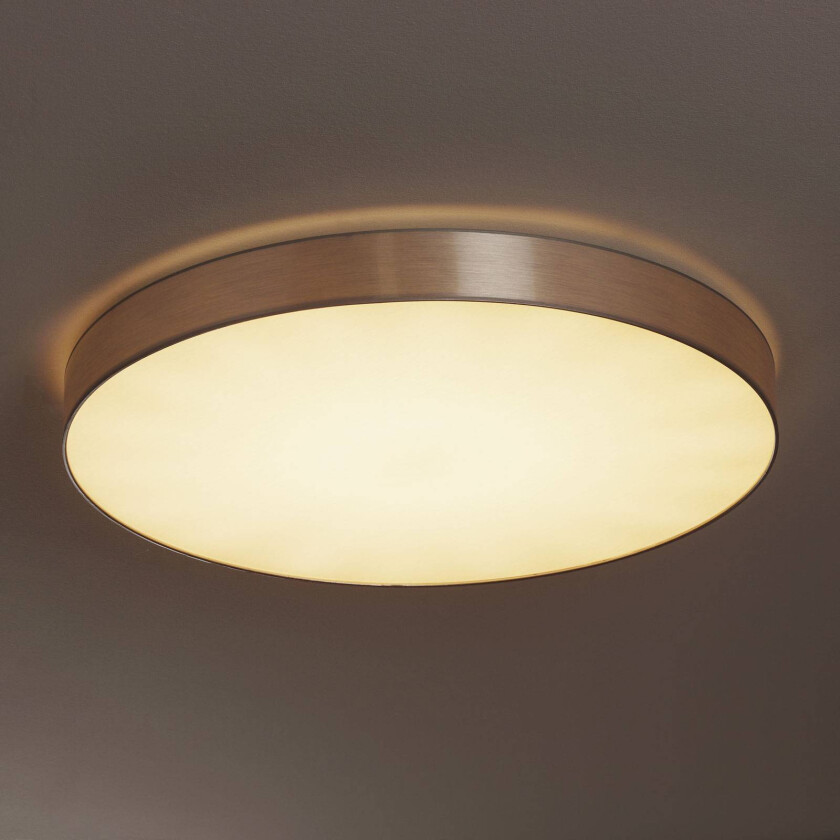 Rund LED-taklampe Aurelia med dimmefunksjon