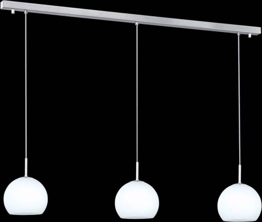 Hengelampe Bolero, 3-lyskilder, bjelkeformet