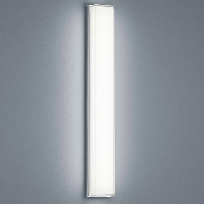 Cosi LED-vegglampe, krom, høyde 61 cm
