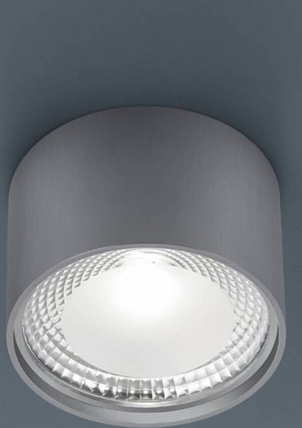 Kari LED-taklampe, rund, nikkel