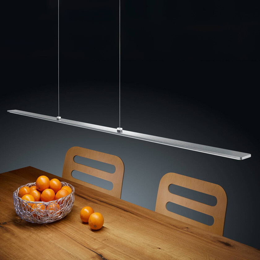 Lexx LED-hengelampe, matt nikkel EasyLift
