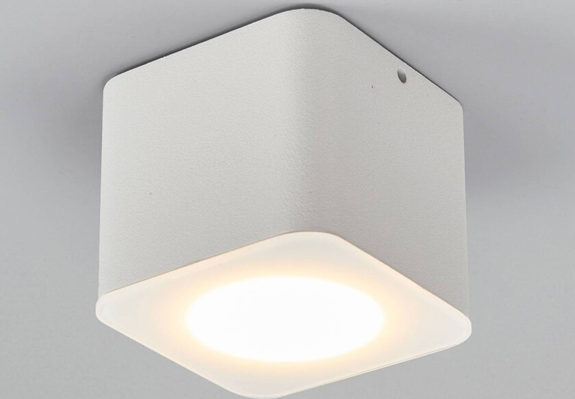 Oso LED takspot, kantet, hvit matt