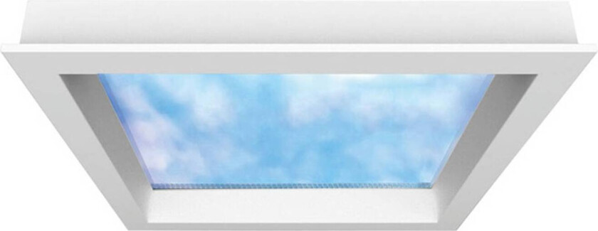LED-panel Sky Window 60x60 cm med monteringsramme