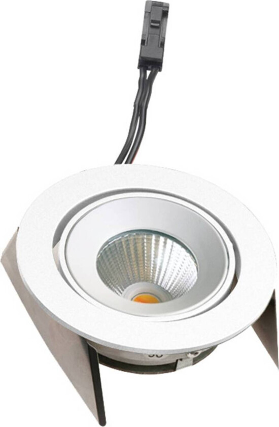 LED-innfellingslampe SR 68 43° dim-til-varm, hvit