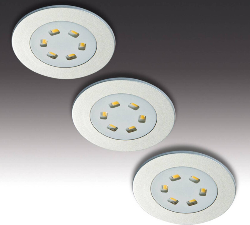 R 55 LED-innfellingslampe i 3-ersett