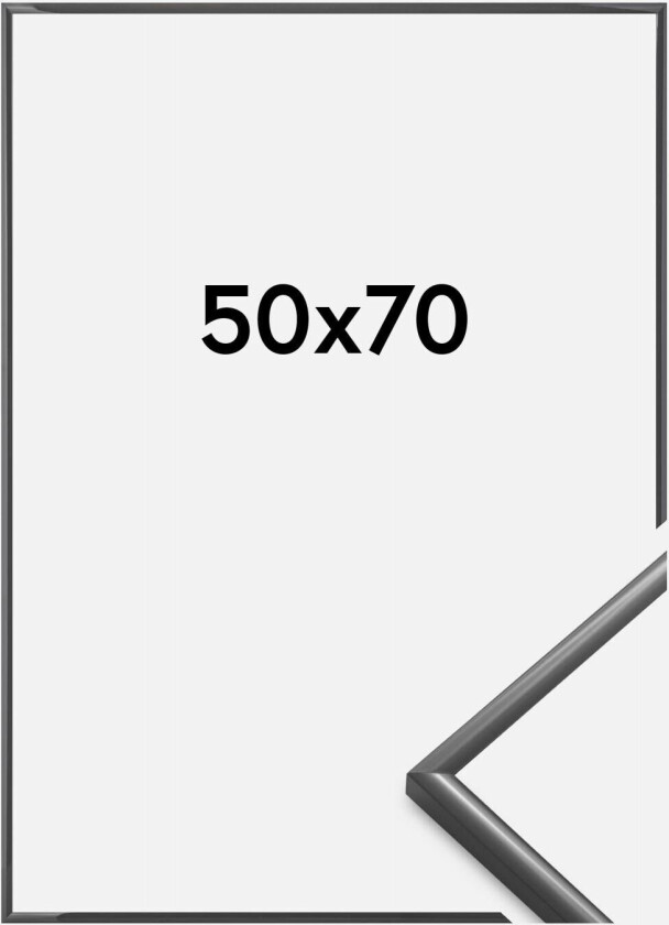 Ramme New Lifestyle Akrylglass Mørkegrå 50x70 Cm