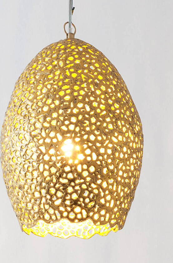 Cavalliere pendellampe, gull, Ø 22 cm