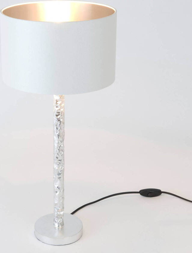 Bordlampe Cancelliere Rotonda hvit/sølv 57 cm