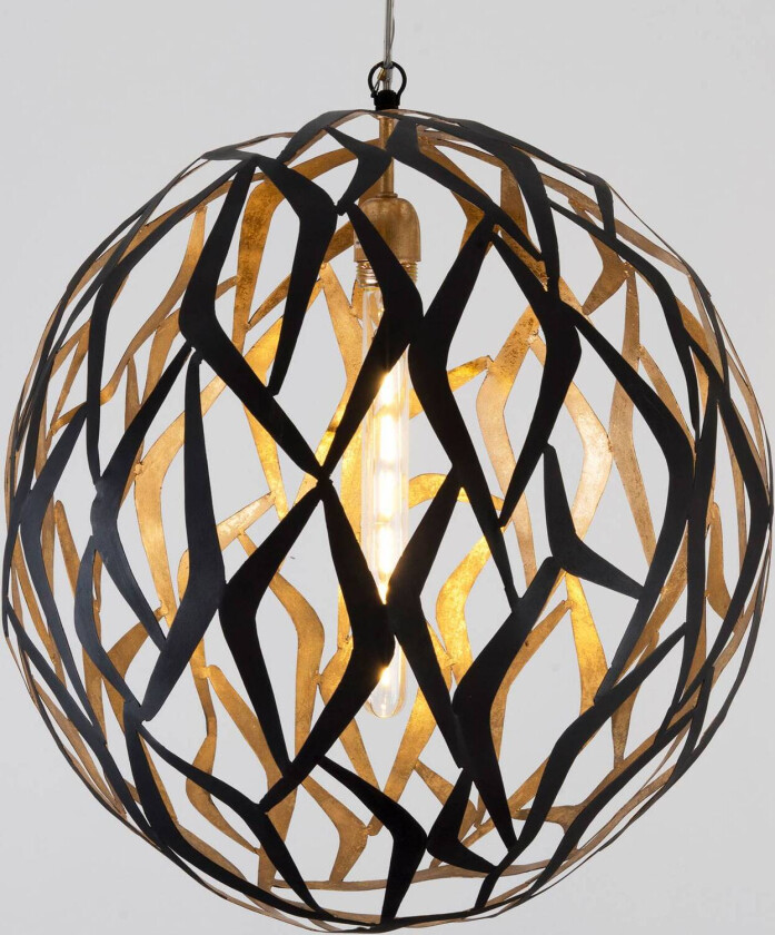 Aeromodello pendellampe, svart-brun, gull