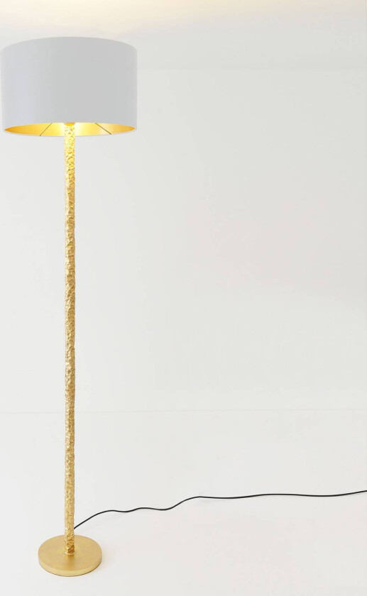Gulvlampe Cancelliere Rotonda silke hvit/gull