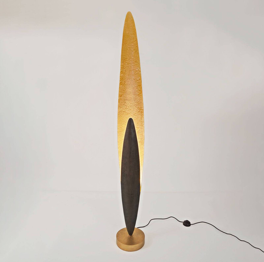 Gulvlampe Lingua, gull