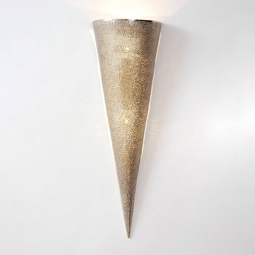 Vegglampe Oriental, håndlagede hull