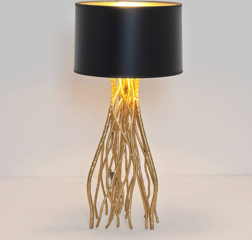 Bordlampe Capri, rund, høyde 56 cm