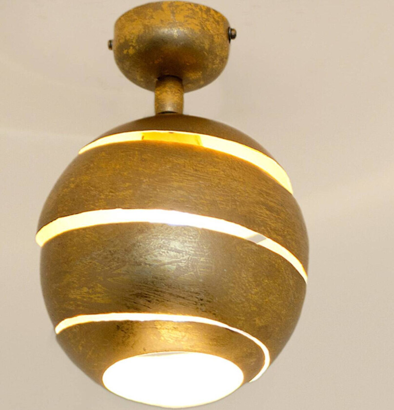 Svingbar taklampe Suopare i gull