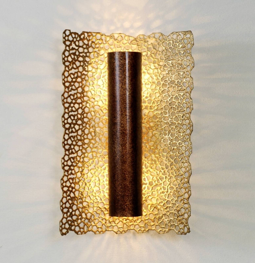 Eksklusiv Utopistico vegglampe, gull brun
