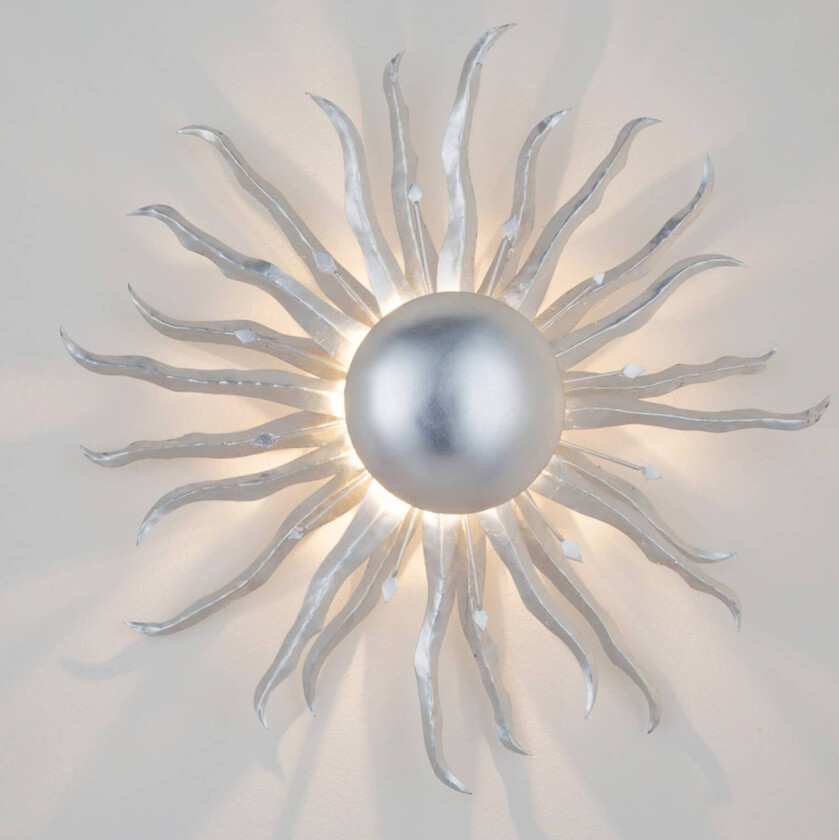 Fortryllende SONNE SILBER vegglampe Ø 70 cm