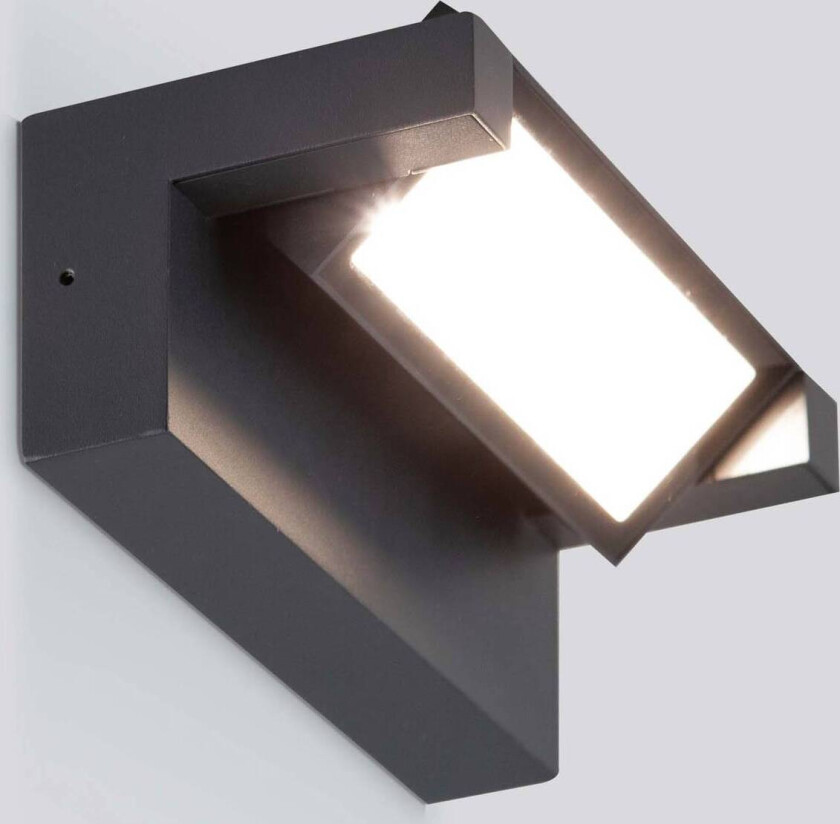 Wav utendørs LED-vegglampe med dreibare LED