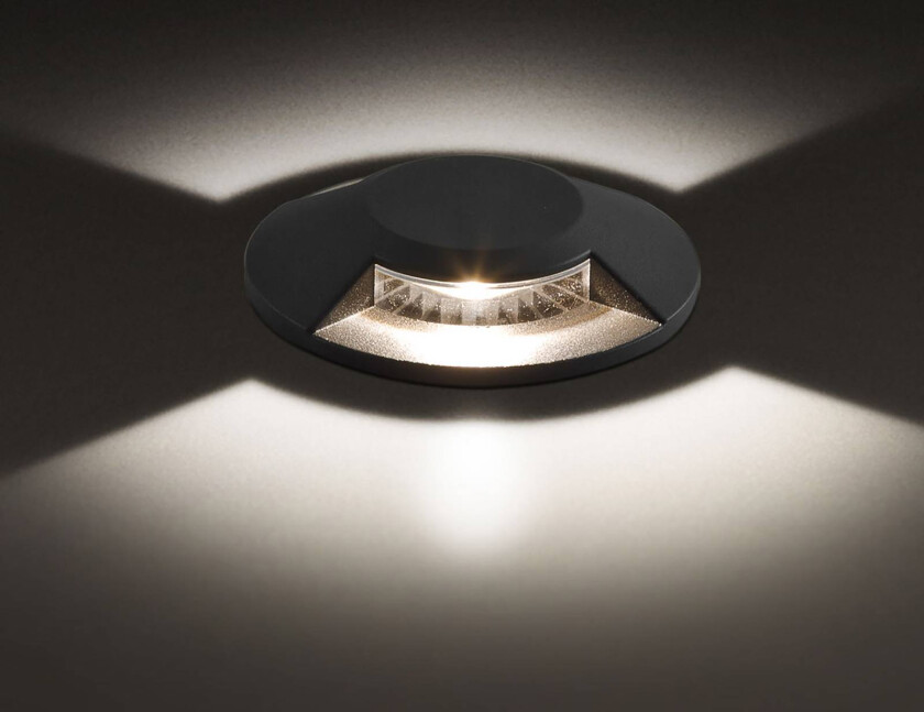 Scopum LED-bakkespot rund x2