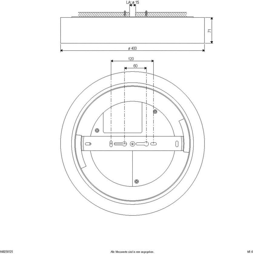 Sauro LED-taklampe, Ø 40 cm, hvit