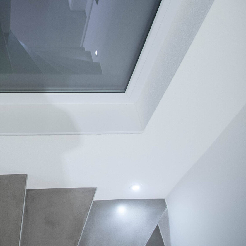 LR230 LED innfelt vegglampe direkte hvit