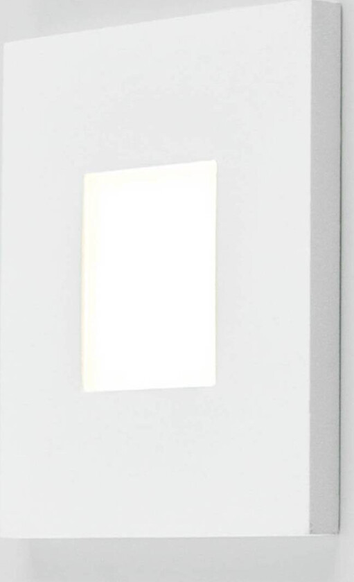 LQ230 LED innfelt vegglampe direkte hvit