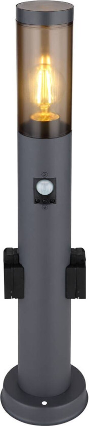 Veilampe Boston med stikkontakter og sensorer