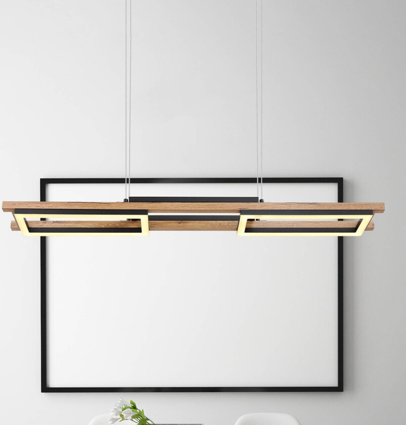 LED-pendellampe Illa med tredesign