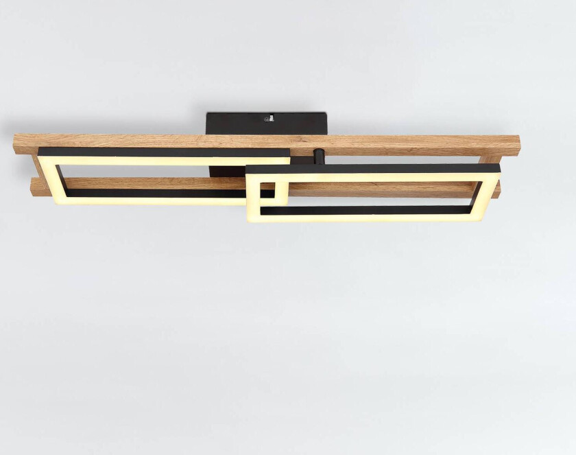 LED-taklampe Illa med tredesign, lengde 69 cm