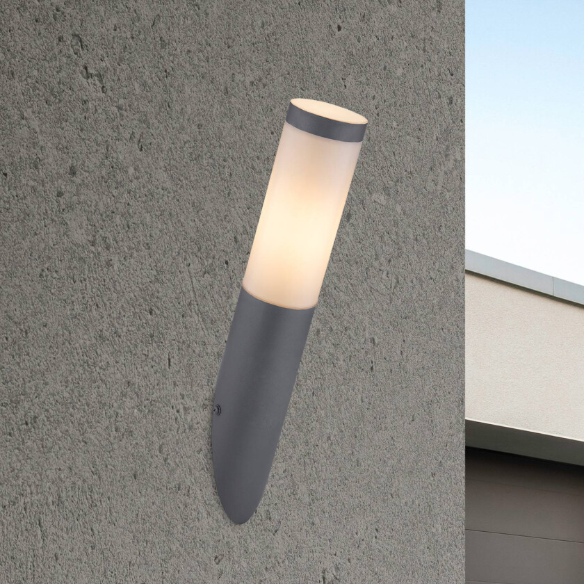 Utendørs vegglampe Boston, uten sensor