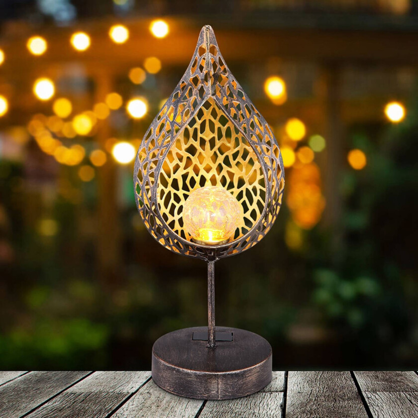 33528 LED-solcellelampe i bladform