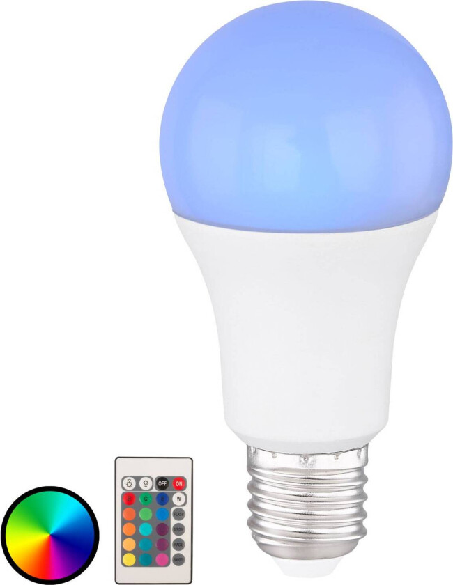 LED-pære E27 10 W Tuya-Smart, RGB, dimbar