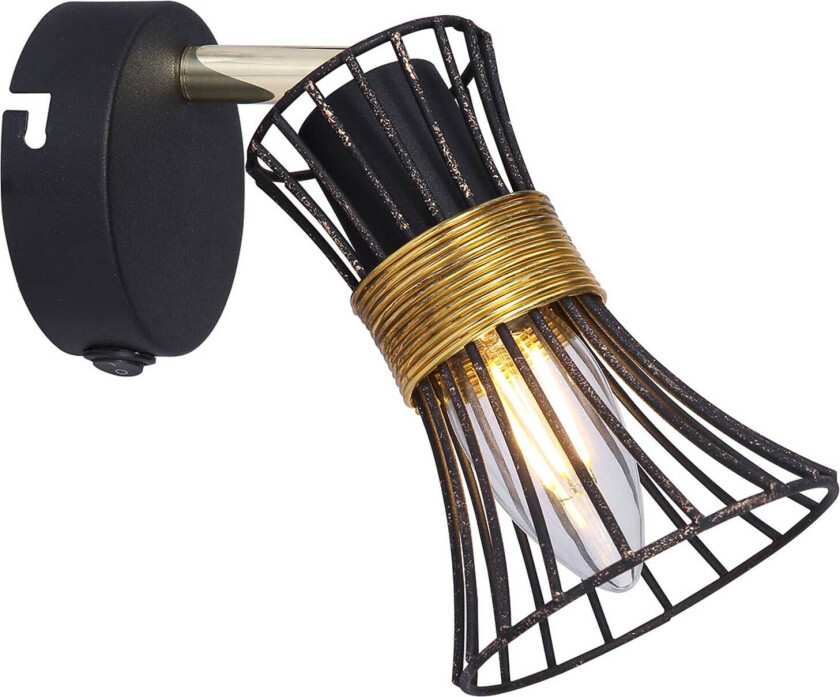 Vegglampe 54814-1 med bryter