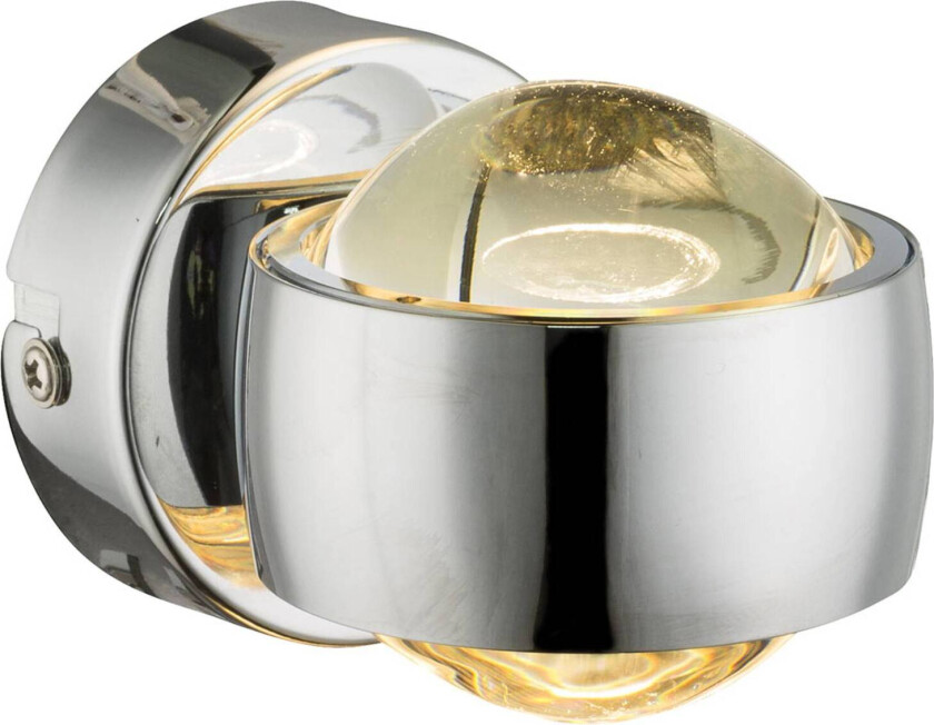 Forkrommet LED-vegglampe Randi