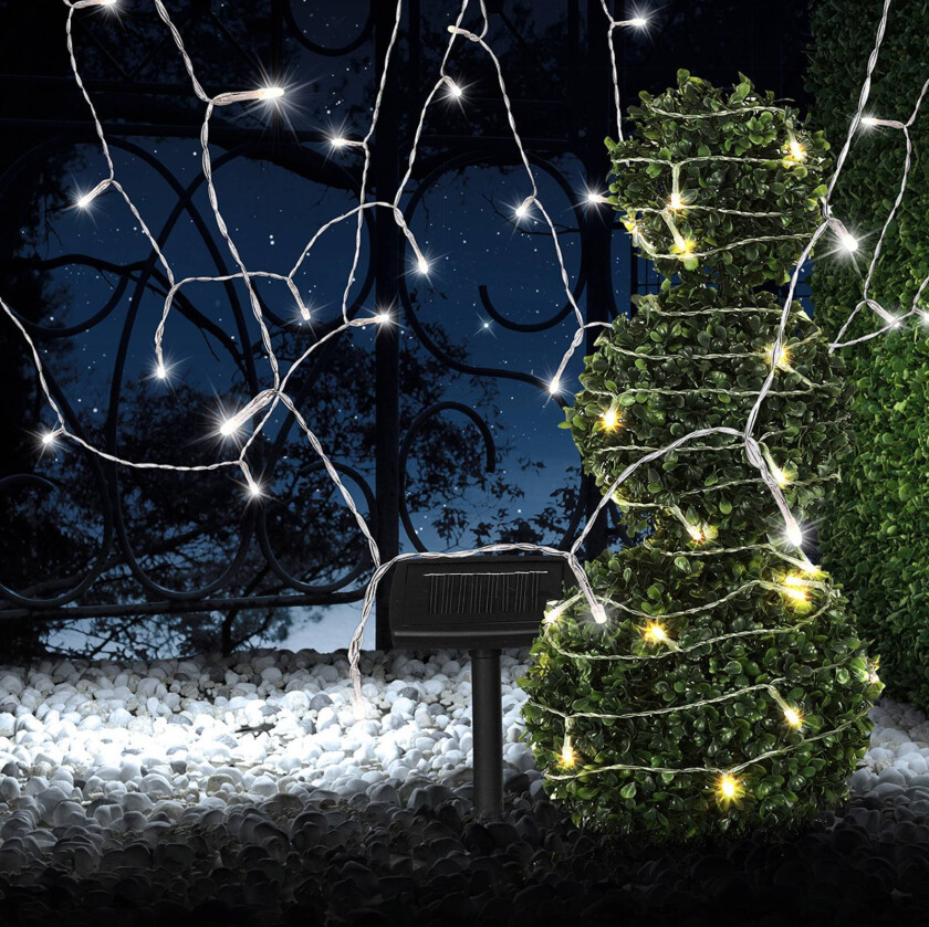 Solcelle-lyslenke Ece transparent 20 meter