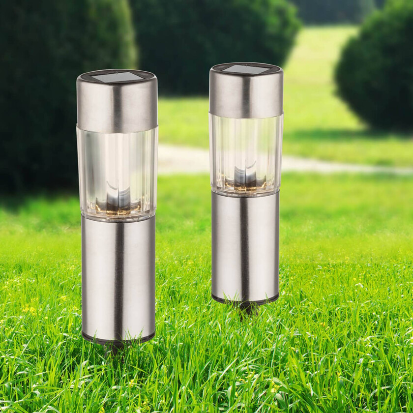 4-pakning – solcelledrevet LED-lampe Aro, jordspyd