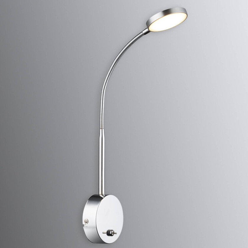 Aluminumsvegglampe Serin med LED
