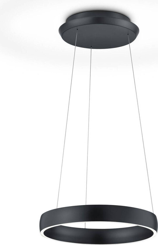 LED-hengelampe Sara-40 svart, 2 200-3 000 K