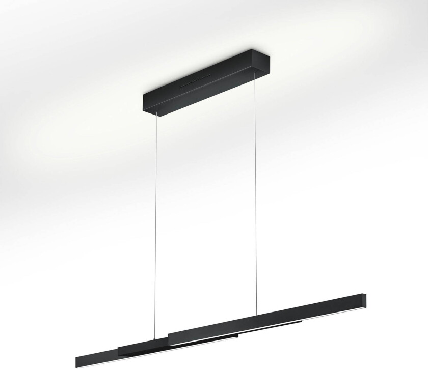 LED-hengelampe Lara-L205 svart, bevegelseskontroll