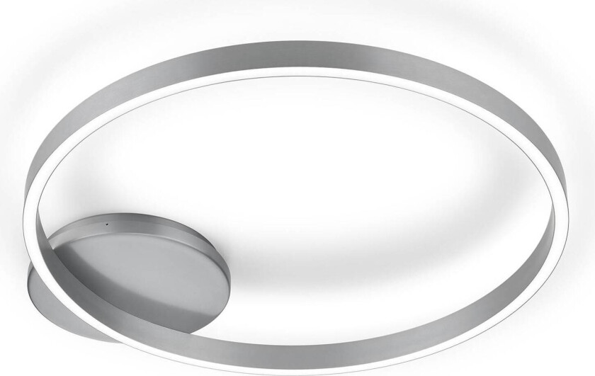 LED-taklampe Anel-60, matt nikkel, up & down